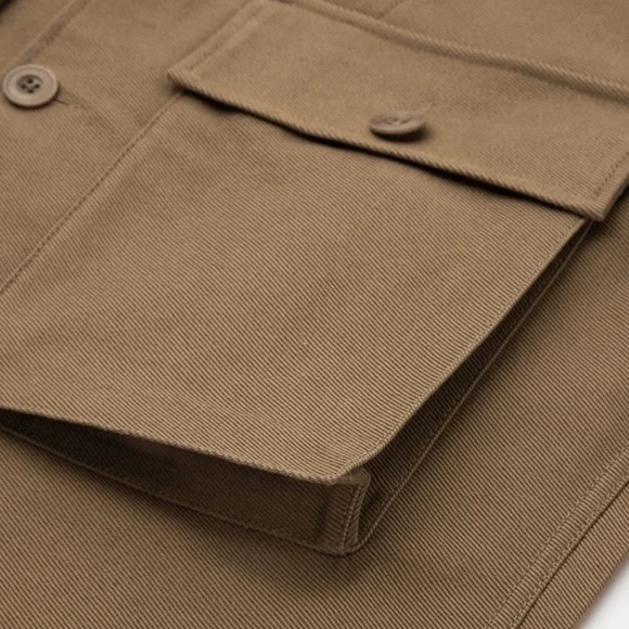 UNIQLO U x CHRISTOPHE LEMAIRE Unisex Jersey Shirt Jacket w/ Front Pockets Size L - Picture 7 of 15